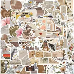 120 PCS Vintage Aesthetic Stickers for Journaling, Scrapbook Supplies, Junk Journal Stickers, Botanical Waterproof Vinyl Sticker Pack for Planner, Diary, Water Bottles, Gifts for Teen Girls Women 120 PCS Vintage Aesthetic Stickers for Journaling, Scrapbook Supplies, Junk Journal Stickers, Botanical Waterproof Vinyl Sticker Pack for Planner, Diary, Water Bottles, Gifts for Teen Girls Women