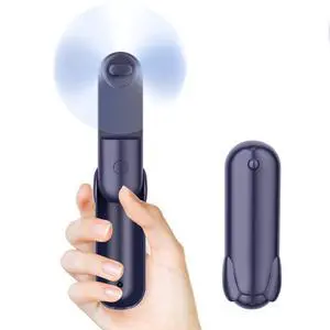 Mini Handheld Fan, Portable Hand Fan with USB Rechargeable, 2000 mAh Battery Operated, 3 Speeds Adjustable, 2 IN 1 Small Personal Pocket Fan for Women Girls Travel Outdoor Mini Handheld Fan, Portable Hand Fan with USB Rechargeable, 2000 mAh Battery Operated, 3 Speeds Adjustable, 2 IN 1 Small Personal Pocket Fan for Women Girls Travel Outdoor