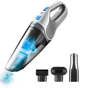Cordless Handheld Portable Vacuum Cleaner, Small Rechargeable with 8000PA Powerful Suction, Car Vacuum with Multi Accessories to Clean Home, Pet Hair and Car, White Cordless Handheld Portable Vacuum Cleaner, Small Rechargeable with 8000PA Powerful Suction, Car Vacuum with Multi Accessories to Clean Home, Pet Hair and Car, White