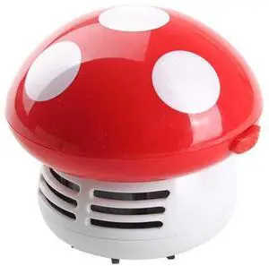 Mini Cute Table Dust Vaccum Cleaner, Mushroom Shaped New Portable Corner Desk Vaccum Cleaner Mini Cute Vacuum Cleaner Dust Sweeper (RED) Mini Cute Table Dust Vaccum Cleaner, Mushroom Shaped New Portable Corner Desk Vaccum Cleaner Mini Cute Vacuum Cleaner Dust Sweeper (RED)
