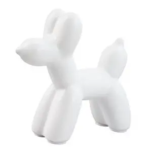 Cute Ceramics White Balloon Dog Statue Crafts Living Room Desktop Decorations,Handmade Modern Small Ceramic Animal Statue Ornament Home Decor Accents (White, Small) Cute Ceramics White Balloon Dog Statue Crafts Living Room Desktop Decorations,Handmade Modern Small Ceramic Animal Statue Ornament Home Decor Accents (White, Small)