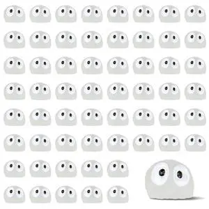 Set of 60 Glow-in-Dark White Mini Elves - Matching Resin Figures for Mass Decor in Terrariums, Fairy Gardens & Hidden Surprises as Plant Accents Set of 60 Glow-in-Dark White Mini Elves - Matching Resin Figures for Mass Decor in Terrariums, Fairy Gardens & Hidden Surprises as Plant Accents