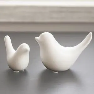 Small White Birds Statues Home Decor Modern Style Decorative Ornaments for Living Room Decor, Bedroom, Office Desktop, Cabinets (2Pcs White Birds) Small White Birds Statues Home Decor Modern Style Decorative Ornaments for Living Room Decor, Bedroom, Office Desktop, Cabinets (2Pcs White Birds)