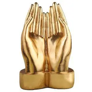 Golden Hands Sculpture Elegant Resin Home Decor Hands Statues Versatile Love Ornament,Perfect for Bedroom, Office Desktop, Cabinets,Wedding (Holding Hands) Golden Hands Sculpture Elegant Resin Home Decor Hands Statues Versatile Love Ornament,Perfect for Bedroom, Office Desktop, Cabinets,Wedding (Holding Hands)