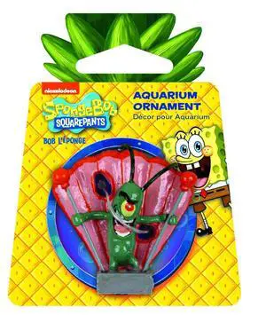 Officially Licensed Spongebob Squarepants Aquarium Ornament Plankton (Mini/Small Size) Great for Freshwater and Saltwater Tanks Officially Licensed Spongebob Squarepants Aquarium Ornament Plankton (Mini/Small Size) Great for Freshwater and Saltwater Tanks