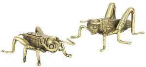 Brass Cricket Figurine Brass Statue, Lucky Cricket Fengshui, Wealth Sculpture Animal Craft Collectible Figure Ornament for Home Desktop Office, Golden Brass Cricket Figurine Brass Statue, Lucky Cricket Fengshui, Wealth Sculpture Animal Craft Collectible Figure Ornament for Home Desktop Office, Golden