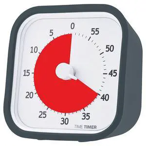 60 Minute MOD Education Edition Visual Timer with Desktop Software for Kids Classroom Learning, Teachers Desk Clock, Study Tool and Office Meetings with Silent Operation (Charcoal) 60 Minute MOD Education Edition Visual Timer with Desktop Software for Kids Classroom Learning, Teachers Desk Clock, Study Tool and Office Meetings with Silent Operation (Charcoal)