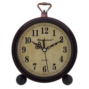 Vintage Analog Alarm Clock, Classic, Small, 5.25 inch Vintage Analog Alarm Clock, Classic, Small, 5.25 inch
