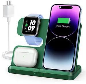 3 in 1 Charging Station for Apple Wireless Charger for iPhone 17 16e 16 15 14 13 12 11 X 8 & for iWatch Charger Wireless Charging Station for Multiple Devices for AirPods 2/3/4/Pro/Pro 2/Pro 3 3 in 1 Charging Station for Apple Wireless Charger for iPhone 17 16e 16 15 14 13 12 11 X 8 & for iWatch Charger Wireless Charging Station for Multiple Devices for AirPods 2/3/4/Pro/Pro 2/Pro 3