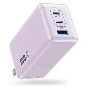 150W USB C Charger Block,GaN III Compact Foldable Wall Charger 3 Port Fast Charging Station,PD QC PPS Portable USB C Hub 100W Laptop Adapter for MacBook Pro/Air,iPad,iPhone 16/Pro,Galaxy S24,Dell etc 150W USB C Charger Block,GaN III Compact Foldable Wall Charger 3 Port Fast Charging Station,PD QC PPS Portable USB C Hub 100W Laptop Adapter for MacBook Pro/Air,iPad,iPhone 16/Pro,Galaxy S24,Dell etc