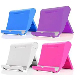 Cell Phone Stand for Desk 2 Pack Mobile Phone Holders Desktop Tablet Stand, Foldable Phone Dock Universal Adjustable Tablet Stand for Desk (Pink+Purple+Blue+White) Cell Phone Stand for Desk 2 Pack Mobile Phone Holders Desktop Tablet Stand, Foldable Phone Dock Universal Adjustable Tablet Stand for Desk (Pink+Purple+Blue+White)