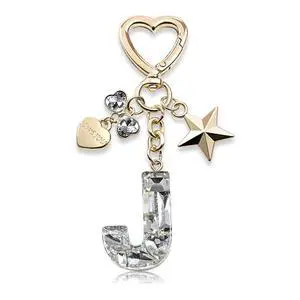 Cute Initial Keychain Bag Charms, Letter Birthday Gift for Girls Women Purse Backpack Car Key Chain Accessories (J-silver) Cute Initial Keychain Bag Charms, Letter Birthday Gift for Girls Women Purse Backpack Car Key Chain Accessories (J-silver)