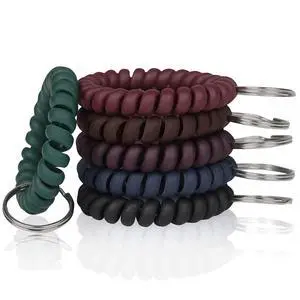 Pack of 6 Wrist Keychain Spiral Stretchable Plastic Coil Wrist Key Holder Stretch Wristband Elastic Stretchable Spiral Bracelet Key Holder Key Ring for ID Badge Sauna Outdoor Sport Pack of 6 Wrist Keychain Spiral Stretchable Plastic Coil Wrist Key Holder Stretch Wristband Elastic Stretchable Spiral Bracelet Key Holder Key Ring for ID Badge Sauna Outdoor Sport