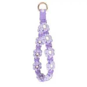 Boho Macrame Keychain Wristlet Keychain Weave Exquisite Keyring Holder Bracelet Handmade Wrist Lanyard for Women Boho Macrame Keychain Wristlet Keychain Weave Exquisite Keyring Holder Bracelet Handmade Wrist Lanyard for Women
