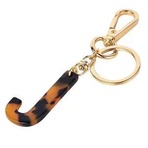Letter Key Chains Accessories for Women and Girls,Gold Initial Key Ring Tortoise Shell Bag Charm for Car Keys (J) Letter Key Chains Accessories for Women and Girls,Gold Initial Key Ring Tortoise Shell Bag Charm for Car Keys (J)