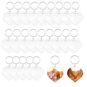 25Pcs Heart-Shaped Small Clear Acrylic Custom Personalised Insert Photo Picture Blank Frameless Frame Keychains Snap-in Key Chain Keyrings Key Holder for Family Lovers and Friends 25Pcs Heart-Shaped Small Clear Acrylic Custom Personalised Insert Photo Picture Blank Frameless Frame Keychains Snap-in Key Chain Keyrings Key Holder for Family Lovers and Friends