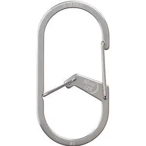 Dual Chamber Carabiner, Size #3 1-Pack, Stainless Steel Dual Chamber Carabiner, Size #3 1-Pack, Stainless Steel