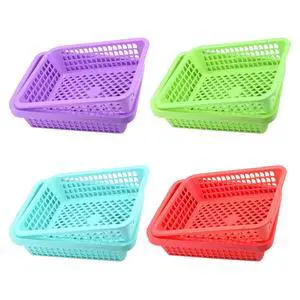 20 Pack Classroom Storage Baskets,10 x 7 x 2.5 Inch Colorful Stackable Desktop Plastic Storage Organizer Tray, Pen Pencil Paper Organizer Tray for School Office Library 20 Pack Classroom Storage Baskets,10 x 7 x 2.5 Inch Colorful Stackable Desktop Plastic Storage Organizer Tray, Pen Pencil Paper Organizer Tray for School Office Library