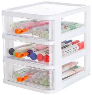 3 Drawer Mini Desktop Unit,Plastic dressers with drawers for Arts and Crafts, Small Tools, Sewing Accessories, Stationary, and Hardware,Clear/White Frame 3 Drawer Mini Desktop Unit,Plastic dressers with drawers for Arts and Crafts, Small Tools, Sewing Accessories, Stationary, and Hardware,Clear/White Frame