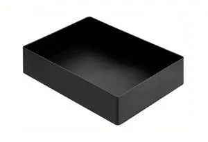 Rectangular Plastic Desk Organizer with Storage Trays, Accessory Tray for Office Supplies and Pen Holder, 9.4 x 6.7 x 2 inch, Black Rectangular Plastic Desk Organizer with Storage Trays, Accessory Tray for Office Supplies and Pen Holder, 9.4 x 6.7 x 2 inch, Black