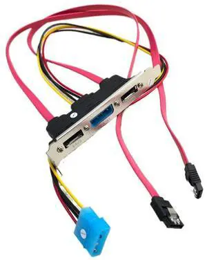 PC DIY SATA to eSATA with 4Pin IDE Molex Power Supply Socket Adapter Converter Card Full-Height Profile For External Hard Drive PC DIY SATA to eSATA with 4Pin IDE Molex Power Supply Socket Adapter Converter Card Full-Height Profile For External Hard Drive