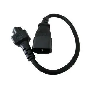 IEC320 C14 to C5 Male Female PDU PSU Computer Adapter Convter Power Extension Cord Cable 20cm IEC320 C14 to C5 Male Female PDU PSU Computer Adapter Convter Power Extension Cord Cable 20cm