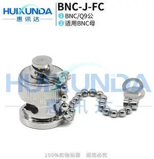 BNC-J-FC chain head BNC female head dust cap Q9 with chain dust cap head BNC connector BNC-J-FC chain head BNC female head dust cap Q9 with chain dust cap head BNC connector