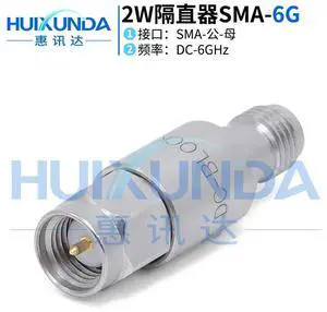 SMA-JK-2W6G Isolator SMA DC Isolator DC-BLOCK SMA-JK Male and Female Frequency 0.1-6 G SMA-JK-2W6G Isolator SMA DC Isolator DC-BLOCK SMA-JK Male and Female Frequency 0.1-6 G
