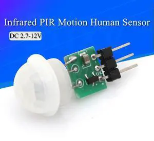 Mini IR Pyroelectric Infrared PIR Motion Human Sensor Automatic Detector Module AM312 Sensor DC 2.7 to 12V Mini IR Pyroelectric Infrared PIR Motion Human Sensor Automatic Detector Module AM312 Sensor DC 2.7 to 12V
