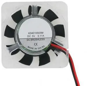 4010 silent brushless fan 4CM 5V DC3.7V-7.4V with blue LED light reverse connection protection 4010 silent brushless fan 4CM 5V DC3.7V-7.4V with blue LED light reverse connection protection