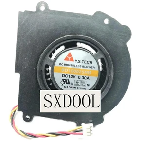 Y.S Tech 6025 12V 0.3A BD126025HB Ball Centrifugal 60mm 6cm Blower Turbine Cooling Fan 60mmX25mm Y.S Tech 6025 12V 0.3A BD126025HB Ball Centrifugal 60mm 6cm Blower Turbine Cooling Fan 60mmX25mm
