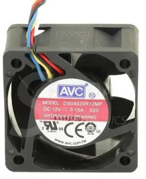For AVC DS04020R12MP 4020 40mm 4cm DC 12V 0.15A 4 -pin PWM computer cpu cooling fans cooler For AVC DS04020R12MP 4020 40mm 4cm DC 12V 0.15A 4 -pin PWM computer cpu cooling fans cooler