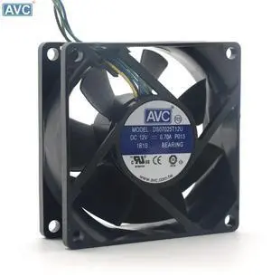 For AVC DS07025T12U 70mm 7025 DC 12V 0.7A 4 -pin PWM cpu pc case cooling fan For AVC DS07025T12U 70mm 7025 DC 12V 0.7A 4 -pin PWM cpu pc case cooling fan