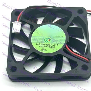 for MAGIC MGA6012YF-A10 DC 12V 0.30A 60x60x10mm 2-Wire Server Cooling Fan for MAGIC MGA6012YF-A10 DC 12V 0.30A 60x60x10mm 2-Wire Server Cooling Fan