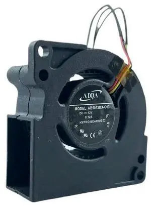 FOR ADDA AB5012MX-C03 50x50x20mm 12V 0.12A Hydraulic Bearing DC Blower Turbo Fan 3-Pin FOR ADDA AB5012MX-C03 50x50x20mm 12V 0.12A Hydraulic Bearing DC Blower Turbo Fan 3-Pin