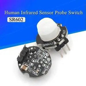 SR602 MINI Motion Sensor Detector Module Pyroelectric Infrared PIR kit sensory switch Bracket for Diy With lens SR602 MINI Motion Sensor Detector Module Pyroelectric Infrared PIR kit sensory switch Bracket for Diy With lens