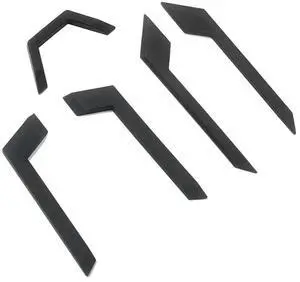 Black Set of D-Shell Rubber Feet Strips For TUF Gaming F15 FX506 FX506LU Black Set of D-Shell Rubber Feet Strips For TUF Gaming F15 FX506 FX506LU