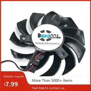 75mm 12V Graphics Card Cooling Fan GA81S2U -NNTB (0.38A, 2-Pin) for , Onda GT430/440/630, APISTCooler 75mm 12V Graphics Card Cooling Fan GA81S2U -NNTB (0.38A, 2-Pin) for , Onda GT430/440/630, APISTCooler