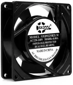 Exhaust 220V Fan l Frame 9225 Fan 220V 9CM 90*90*25MM=92*92*25mm SXD9225B2LM Dual Ball Bearing AC Cooling Fan Exhaust 220V Fan l Frame 9225 Fan 220V 9CM 90*90*25MM=92*92*25mm SXD9225B2LM Dual Ball Bearing AC Cooling Fan