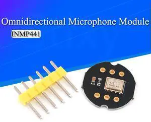 MH-ET LIVE Omnidirectional Microphone Module I2S Interface INMP441 MEMS High Precision Low Power Ultra small volume for ESP32 MH-ET LIVE Omnidirectional Microphone Module I2S Interface INMP441 MEMS High Precision Low Power Ultra small volume for ESP32