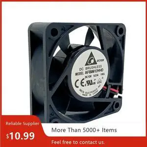60mm Fan for Delta AFB0612HHD 60mm 12V 0.23A Double Ball Bearing Cooling Fan for Computer Cases and Power Supplies 60mm Fan for Delta AFB0612HHD 60mm 12V 0.23A Double Ball Bearing Cooling Fan for Computer Cases and Power Supplies
