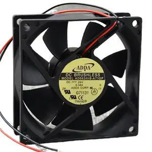 AD0824VB-A71GP For ADDA 8025 DC 24V 0.38A cooler Frequency Cooling Fan AD0824VB-A71GP For ADDA 8025 DC 24V 0.38A cooler Frequency Cooling Fan