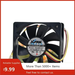 RDH6015S1 For XFAN 6015 12V 0.17A 4-Pin PWM Temp Control Case Fan 60x60x15mm Dual Ball Bearing RDH6015S1 For XFAN 6015 12V 0.17A 4-Pin PWM Temp Control Case Fan 60x60x15mm Dual Ball Bearing