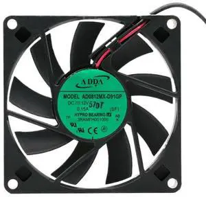 FOR ADDA AD0812MX-D91GP 8015 12V 0.15A 2 wire ultra thin slim silent quiet Case cooling Fan FOR ADDA AD0812MX-D91GP 8015 12V 0.15A 2 wire ultra thin slim silent quiet Case cooling Fan