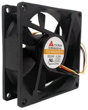 FD248025EB-N 80mm 8025 DC 24V Dual Ball Speed Measurement Silent Fan 8cm Converter Radiator Fan FD248025EB-N 80mm 8025 DC 24V Dual Ball Speed Measurement Silent Fan 8cm Converter Radiator Fan