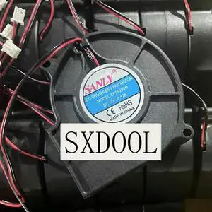 SANLY 7530 12V 0.12A SF7530SM Silent Mute Turboblower Blower Fan SANLY 7530 12V 0.12A SF7530SM Silent Mute Turboblower Blower Fan