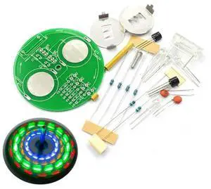 Diy Electronic Kit LED Gyro DIY Welding Kit Rotating Lantern Inline Components Diy Electronic Sodering Project(without ) Diy Electronic Kit LED Gyro DIY Welding Kit Rotating Lantern Inline Components Diy Electronic Sodering Project(without )