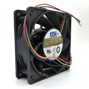 120mm 48V Cooling Fan 12cm For AVC 2B12038B48U DC48v 1.30a 120x120x38MM 12cm 4Lines Inverter Cooling fan 120mm 48V Cooling Fan 12cm For AVC 2B12038B48U DC48v 1.30a 120x120x38MM 12cm 4Lines Inverter Cooling fan