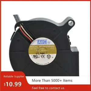 For AVC BA06025B24H 6025 Turbo Blower Fan 24V 0.3A Dual Ball Bearing Centrifugal Cooler 60x60x25mm For AVC BA06025B24H 6025 Turbo Blower Fan 24V 0.3A Dual Ball Bearing Centrifugal Cooler 60x60x25mm