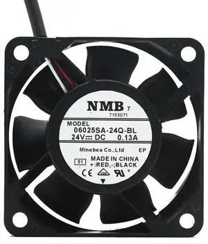 For 06025SA-24Q-BL 6025 6CM 24V 0.13A 3lines case axial cooling fan For 06025SA-24Q-BL 6025 6CM 24V 0.13A 3lines case axial cooling fan